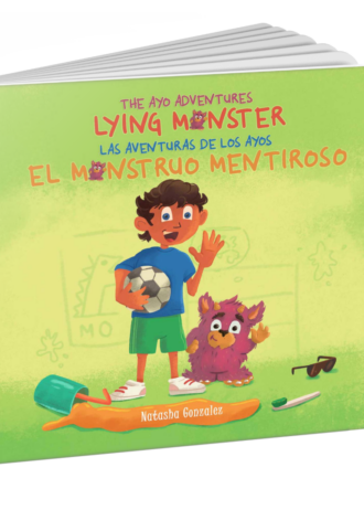 Lying monster bilingual paperback