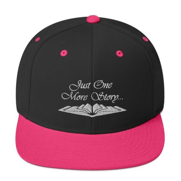 Just One More Story ... Snapback Hat - Image 13